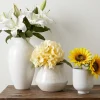 7in Wide Kasama White Artisan Bowl