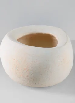 6in Wide Kasbah Natural Earth Tone Cement Bowl