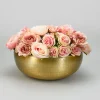 15.75in Wide Kochin "Brass Look" Aluminum Bowl
