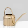 9.25in Wide Le Mans Gold Stainless Steel Watering Can