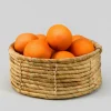 11.75in Wide Malacca Water Hyacinth Basket