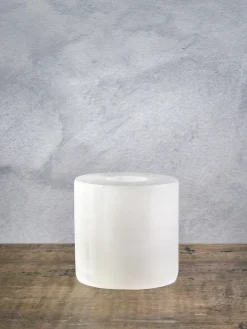4in Wide Moroccan Selenite Trunk Votive
