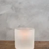 5in Wide Moroccan Selenite Trunk Votive