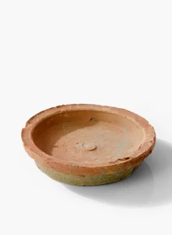 5.5in Wide Mossed Redstone Saucer