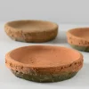 4in Wide Mossed Redstone Saucer