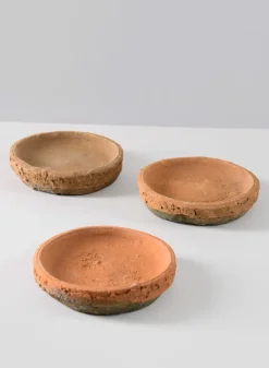 4in Wide Mossed Redstone Saucer