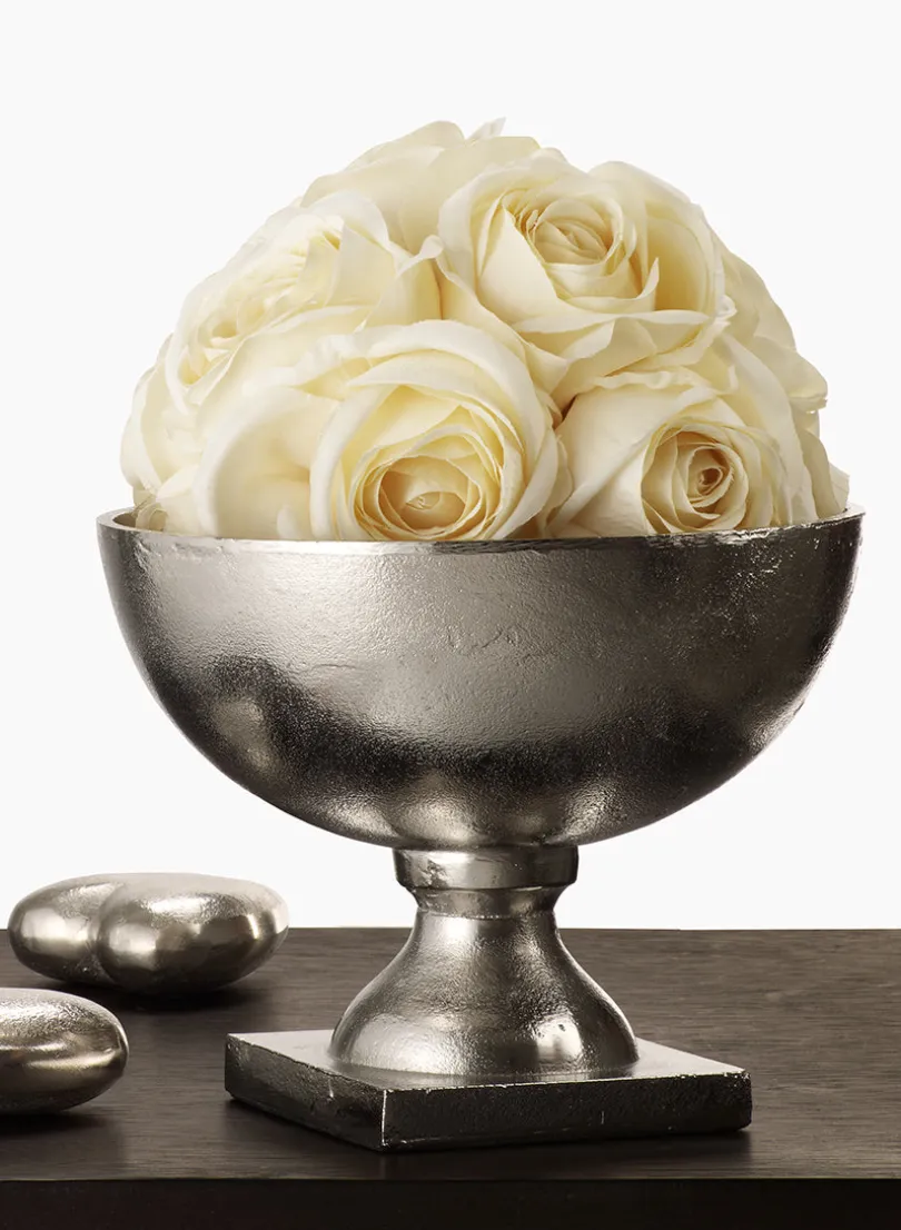 8in Wide Nickel Footed Bowl