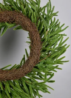 26in Wide Real Touch Tasmanian Cedar Pine Wreath