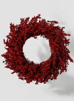 28in Wide Redberry Wreath