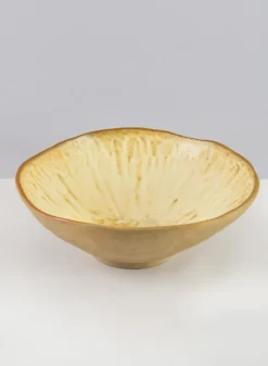 8.25in Wide Satsuma Artisan Ceramic Bowl