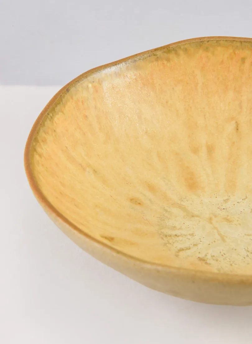6.75in Wide Satsuma Artisan Mini Ceramic Bowl