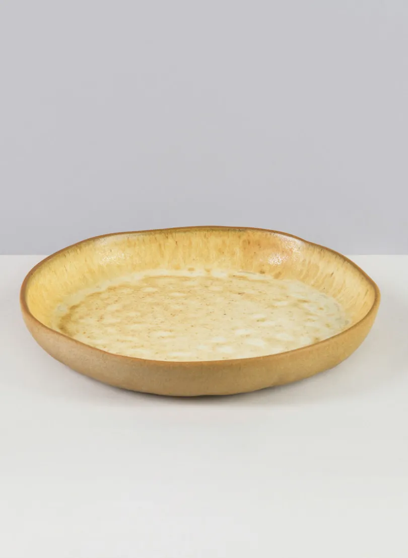 8.5in Wide Satsuma Artisan Plate