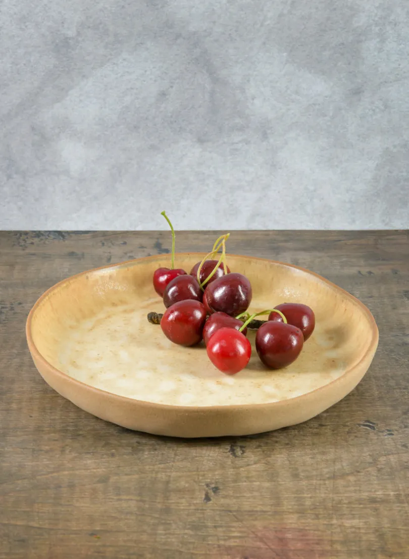 8.5in Wide Satsuma Artisan Plate