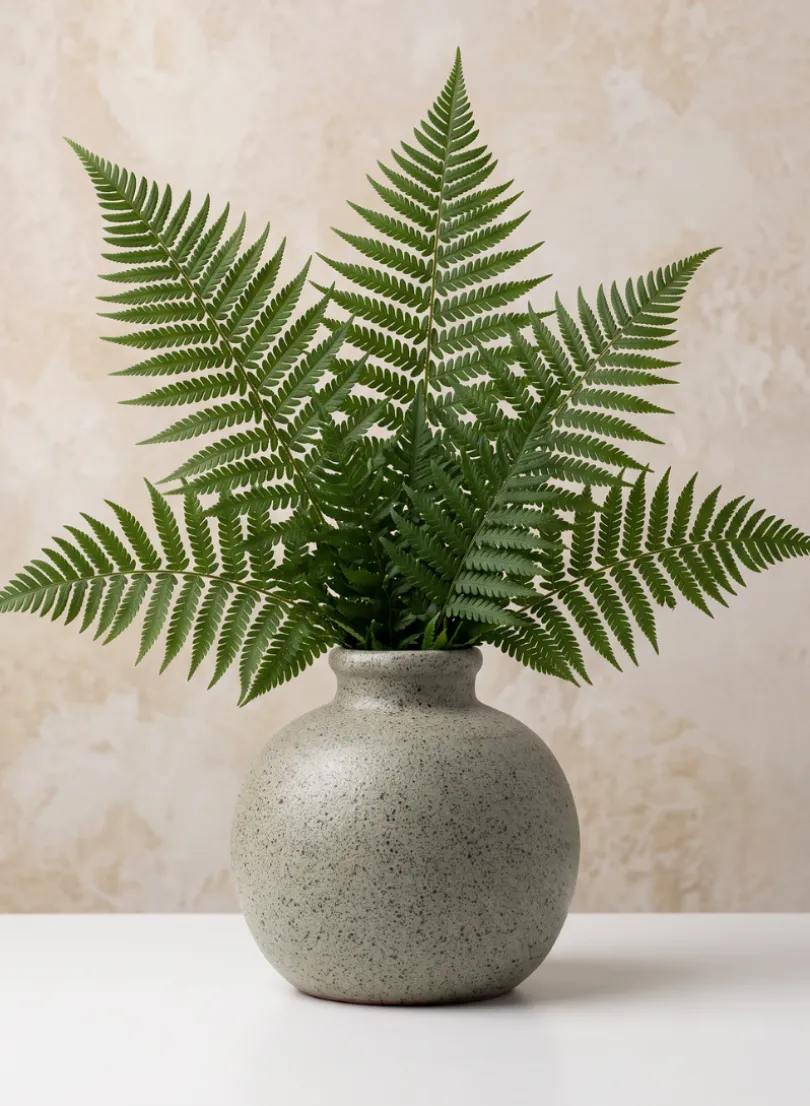 5.75in Wide Stone Uxmal Vase