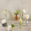 4in Wide Veroce Smoke Ball Glass Vase, Mini, Set of 4