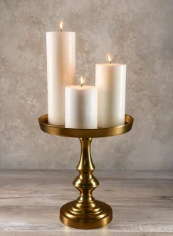3in Wide White Pillar Candle