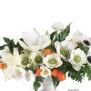 9 3/4in Wide White Porcelain Pedestal Bowl