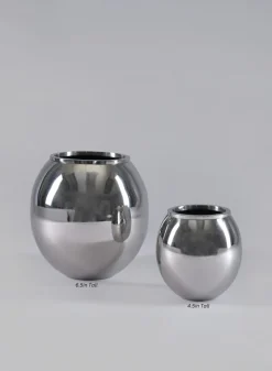 Krems Stainless Steel Fishbowl Vase