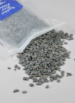 44lbs, Tumbled River Pebbles