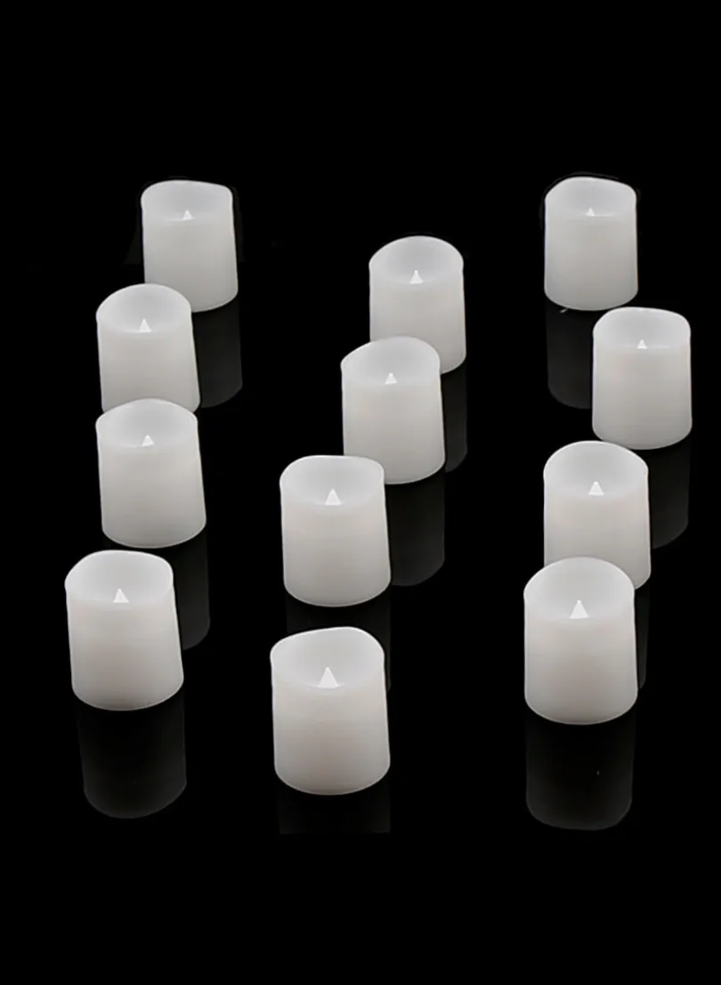LED Votive Candles, Set of 12