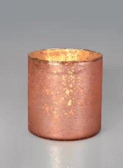 Matte Copper Glass Cylinders
