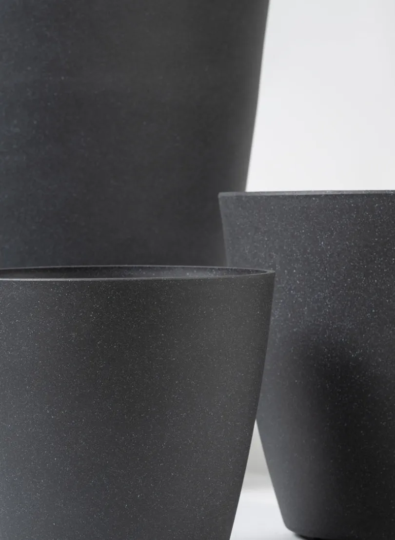 Milano Black Real Look PVC Planter