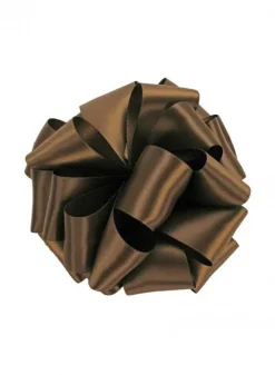 Milk Chocolate Double Face Satin Ribbon