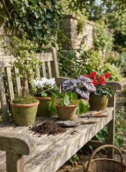 Mossed Redstone Standard Clay Pots