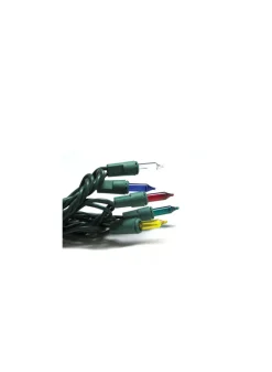 100 Multicolor, Green Wire Super Bright Light Set