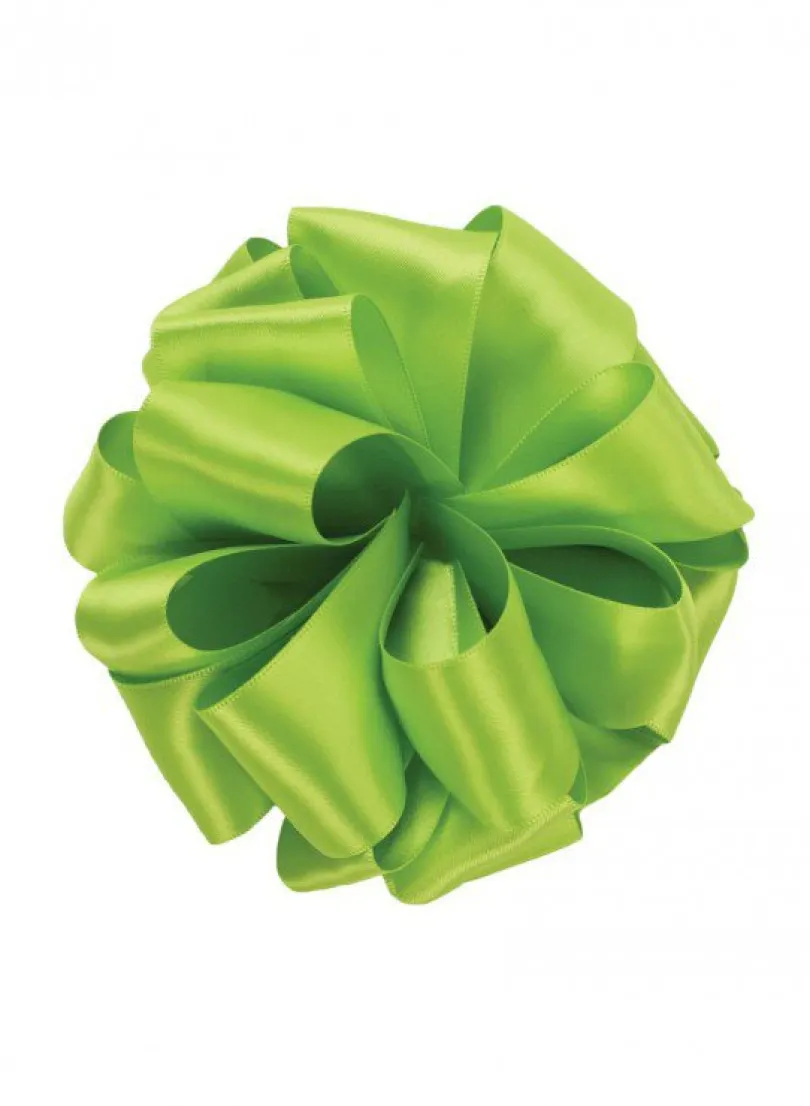New Chartreuse Double Face Satin Ribbon