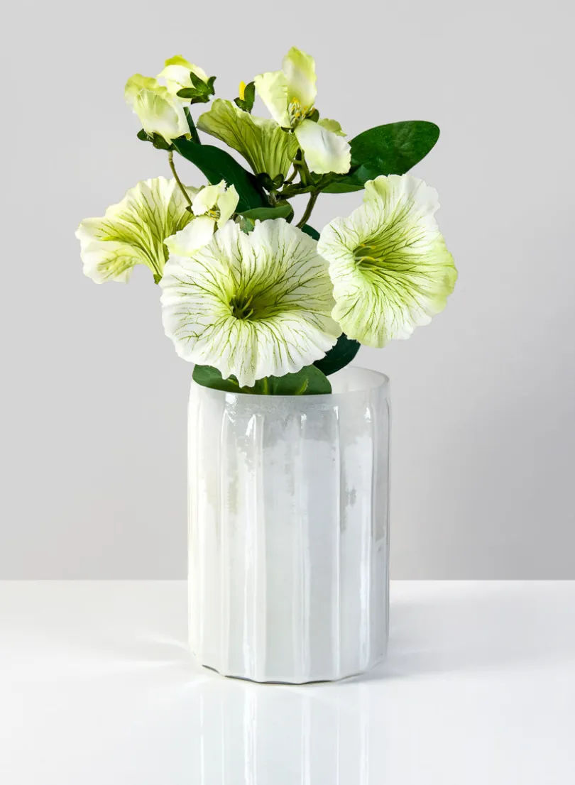 Norvege Pearl White Vase