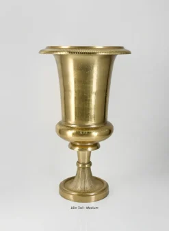 Old Gold Batiste Aluminum Urn