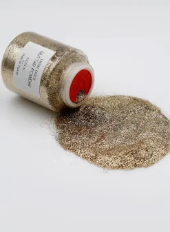 8oz Light Gold Glitter Powder