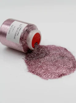 8oz Pink Glitter Powder