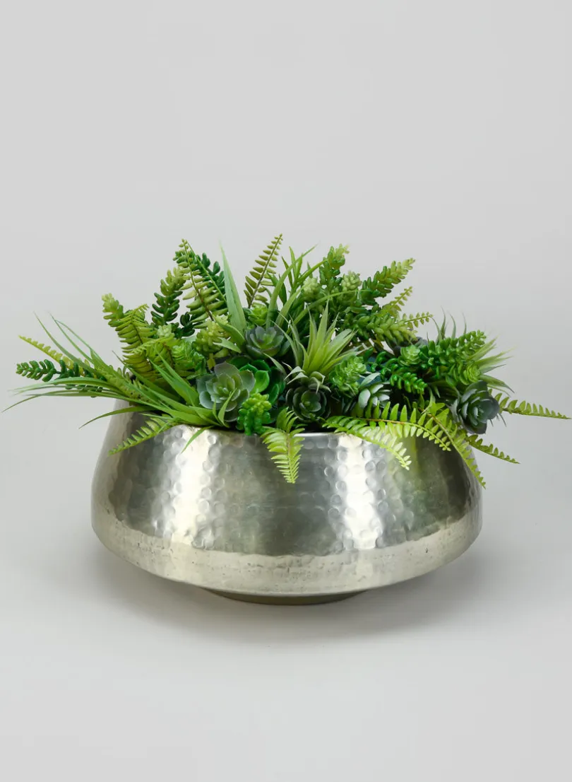 Pondicherry Old Silver Look Aluminum Bowl