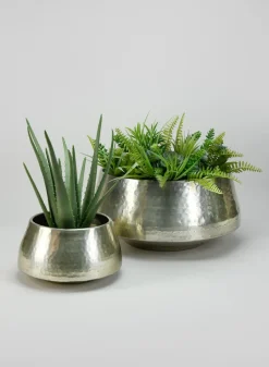 Pondicherry Old Silver Look Aluminum Bowl