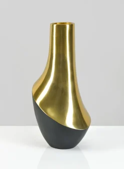 Salamanca Two Tone Steel Vase