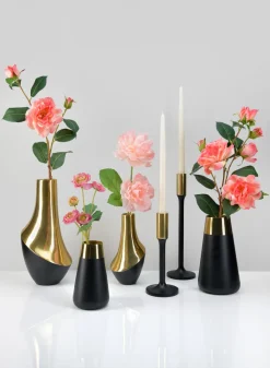 Salamanca Two Tone Steel Vase