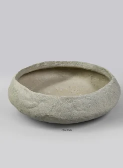 Shirak Poly-Stone Sand Beige Orchid Bowl