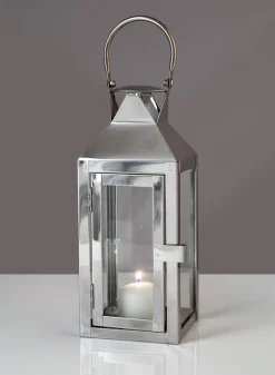 Silver Soho Stainless Steel Lanterns