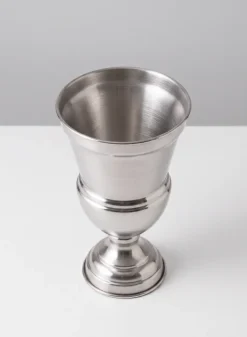 Silver Urn Metal Vase