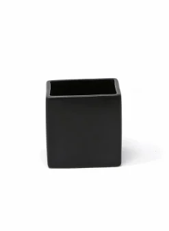 Square Matte Black Ceramic