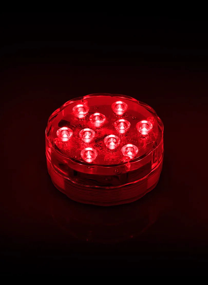Submersible Multicolor LED Light With Remote, Set of 2
