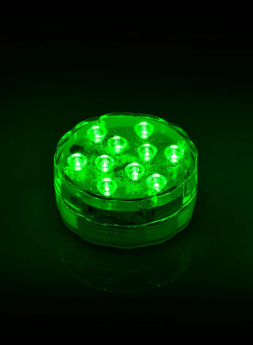 Submersible Multicolor LED Light With Remote, Set of 2