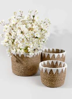 Timbuktu Cattails Basket