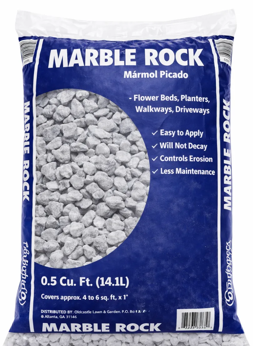 1/4 to 1 1/2 Inch Assorted Marble Chips