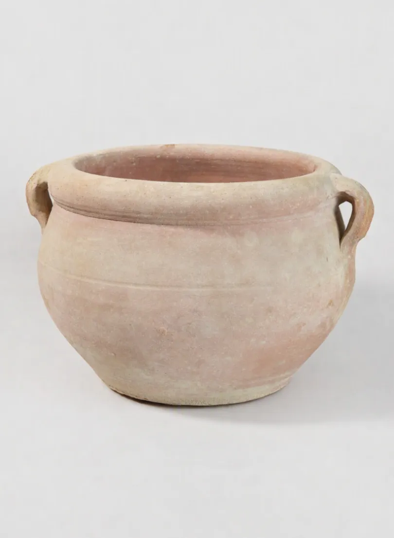 Tunisian Handmade Calyx Pot with 2 Handles