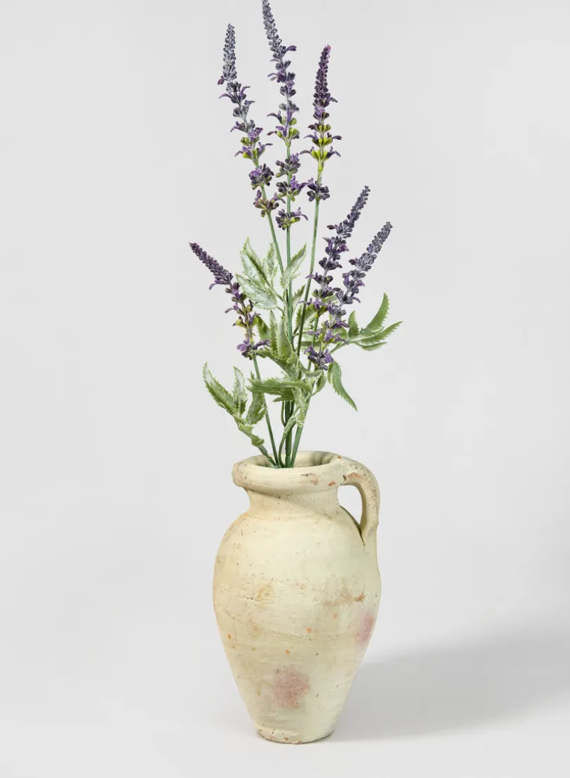 Tunisian Handmade Paros Vase with Handle