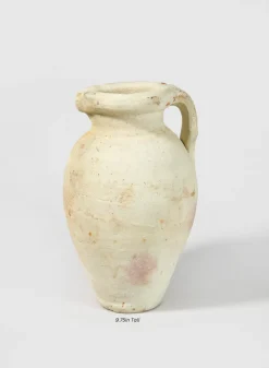 Tunisian Handmade Paros Vase with Handle