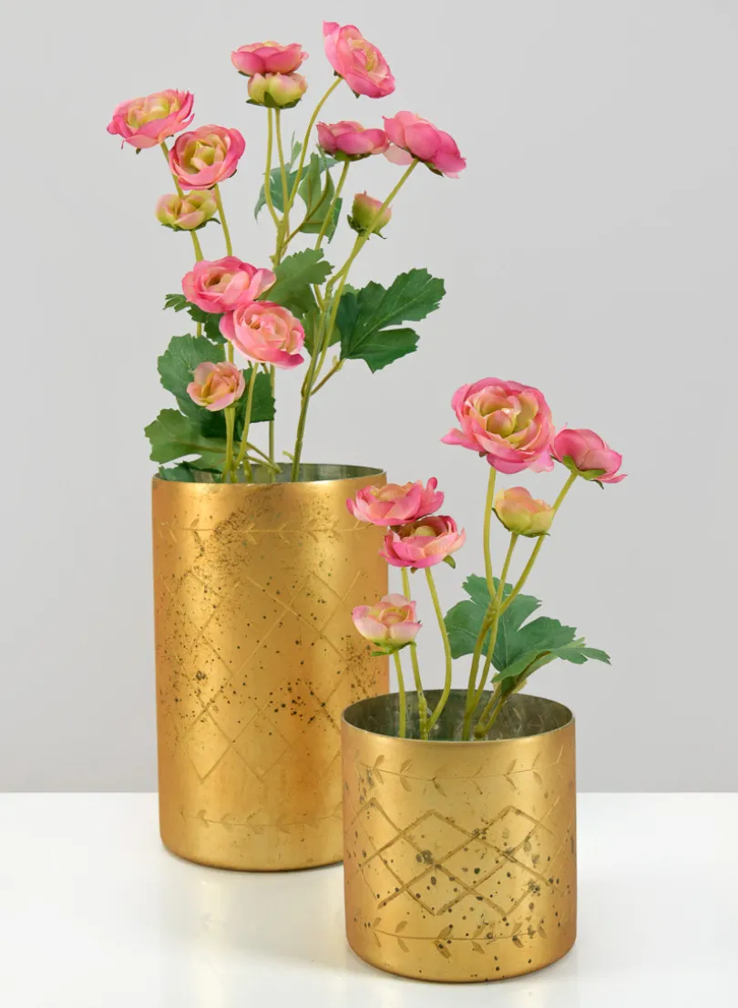 Valencia Aged Gold Mercury Glass Holder